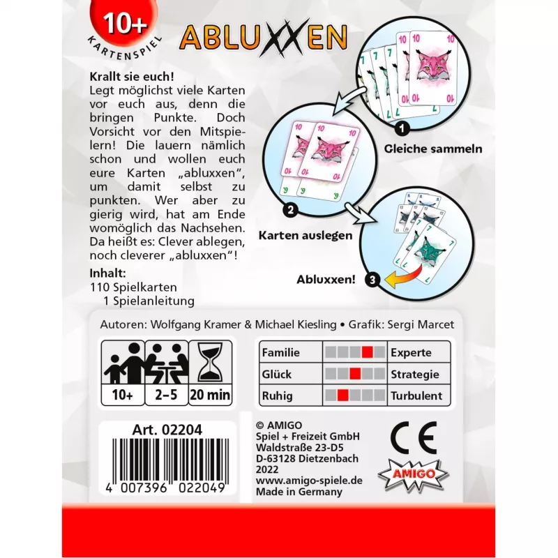 Amigo 02204 spoločenská hra Abluxxen 20 min.