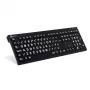 LogicKeyboard XL-Print biela na čiernej FR (PC/Nero)