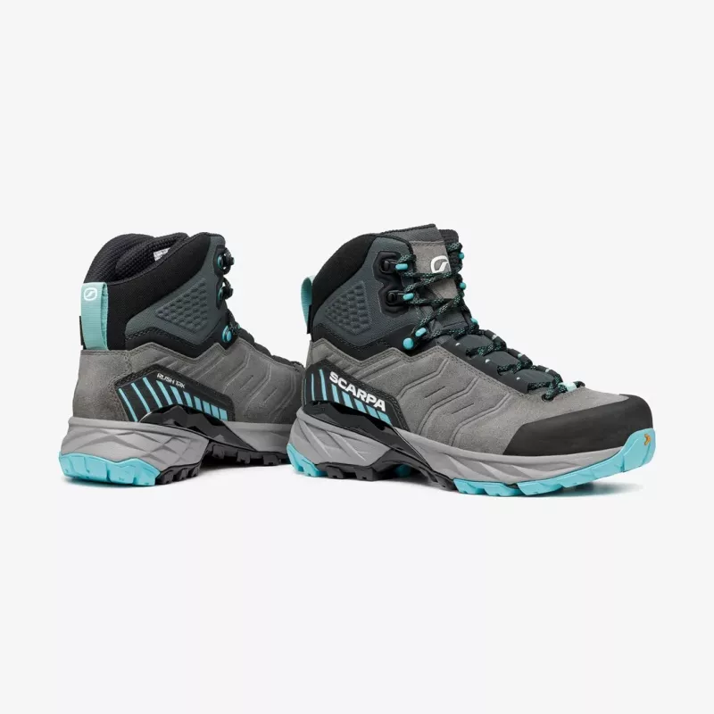 Scarpa Rush TRK GTX Woman dámske turistické topánky, veľkosť 38, Midgray/Aqua