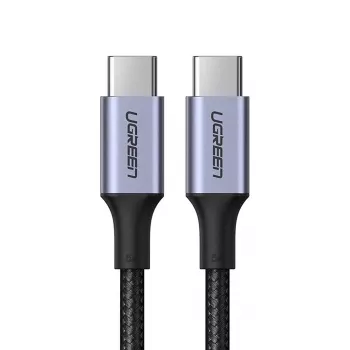 USB-C na USB-C kábel UGREEN 90120B — 3 m, 5 A, PD, 20 V, 480 Mbit/s, čierny