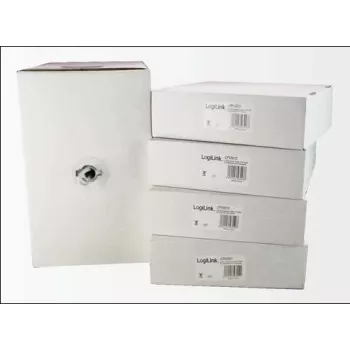 Sieťový kábel LogiLink CPV0014 RJ45 Cat5e 100 m béžový