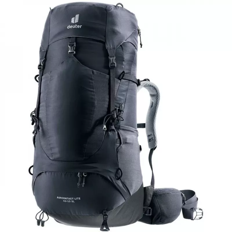 Deuter Aircontact Lite 45+10 SL dámsky turistický batoh čierny