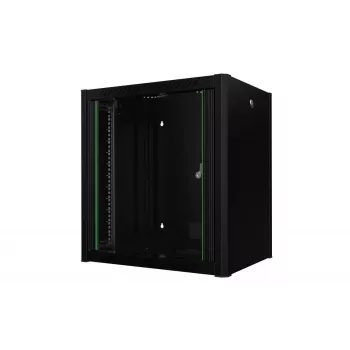19 inch 12U rack nástenný Pro 600 x 450 x 645mm - čierny