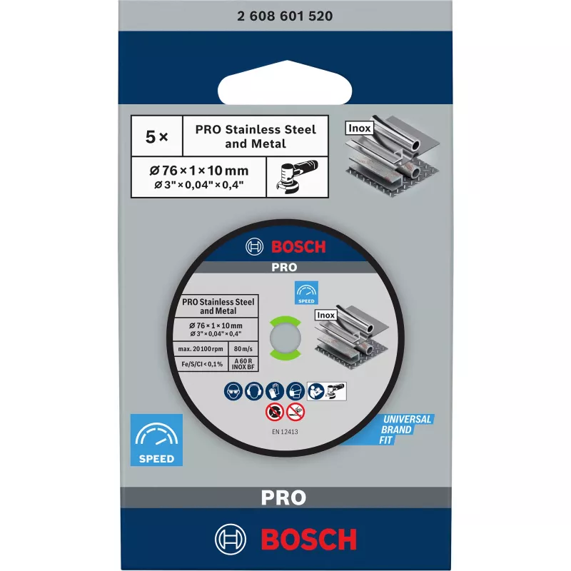 Bosch 2 608 601 520 príslušenstvo pre uhlovú brúsku rezací kotúč