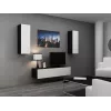 Cama skriňa VIGO 90 uzavretá 90/35/32 čierna/biela lesk