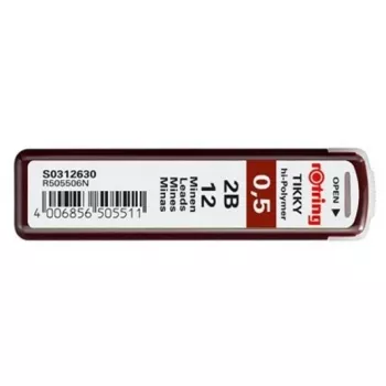 Rotring polymérové tuhy 2B 0,5 mm S0312630