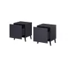 Nočný stolík cama meble NOVA 44×40×52 cm, 1 zásuvka, tmavomodrá matná
