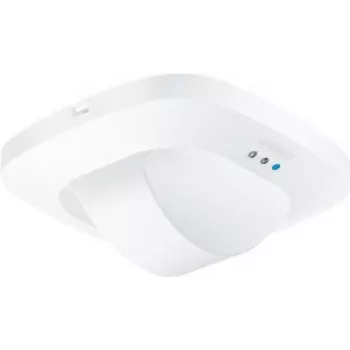 Stropný detektor pohybu Steinel STEINEL Dual HF Wireless Ceiling biela – 230 V, 1000 lx, 120×120×75 mm
