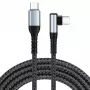 iBox IKUTC100 USB kábel USB 2.0 2 m USB C čierny