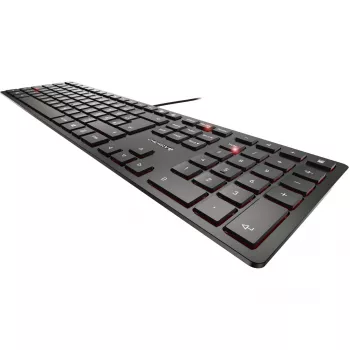 CHERRY KC 6000 Slim klávesnica univerzálna USB QWERTZ nemecká čierna