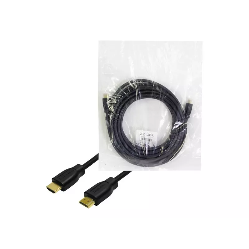 LogiLink HDMI prepojovací kábel HDMI-A konektor samec, HDMI-A konektor samec 3,00 m čierny CH0038 4K UHD HDMI kábel