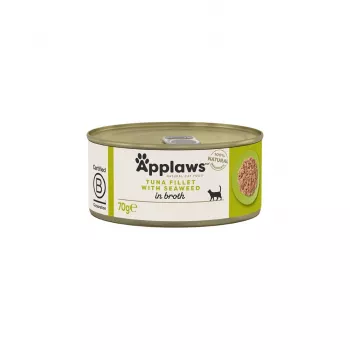 APPLAWS tuniakové filé s morskými riasami v náleve - mokré krmivo pre mačky - 70 g