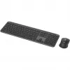 Logitech Signature slim Combo MK950 - sada klávesnica-myš - bezdrôtová - Bluetooth 5,1 LE - QWERTY - Nordic - grafit (920-012488)