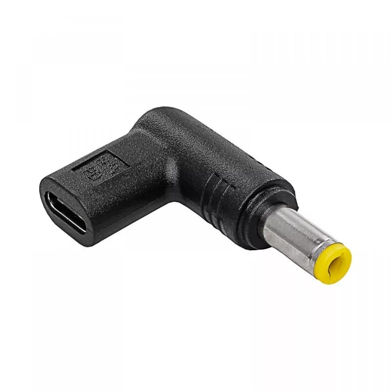 Akyga AK-ND-C01 nabíjací adaptér USB-C na DC 5,5 x 2,5 mm pre notebooky, 18,5-20 V, 100 W