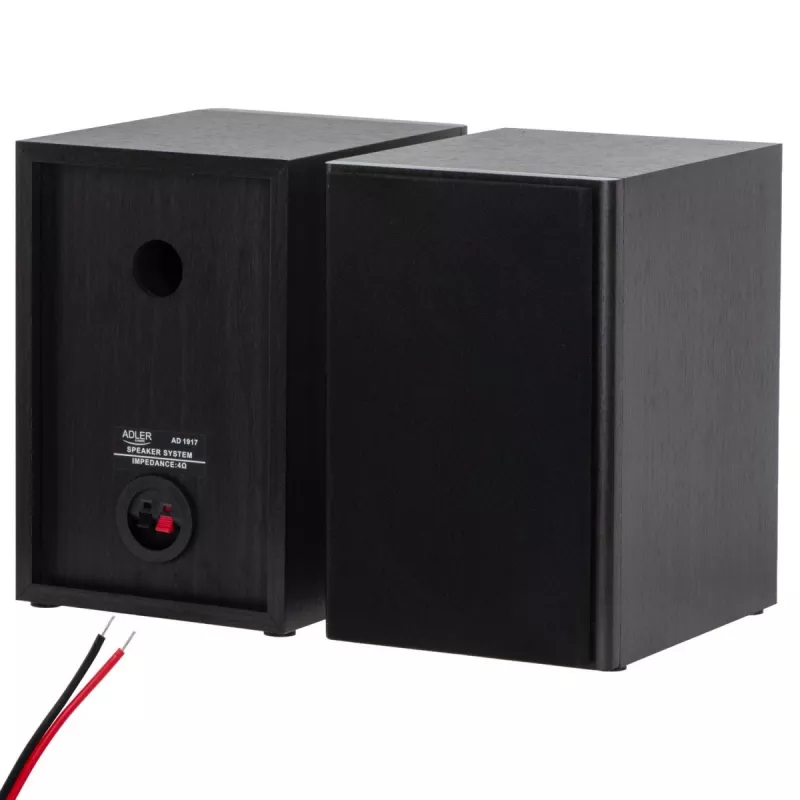 Mini Hi‑Fi stereo systém Adler AD 1917 — Bluetooth V5.3, CD/USB/MP3, 2×25 W RMS, FM tuner, 4‑pásmový ekvalizér, AUX, čierny