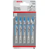 List na priamočiaru pílu Bosch T 118 A rýchlorezná oceľ HSS 5 kusov