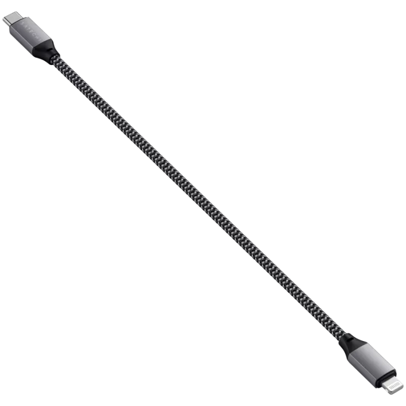 Satechi ST-TCL10M USB kábel 0,25 m USB-C USB-C/Lightning čierny sivý