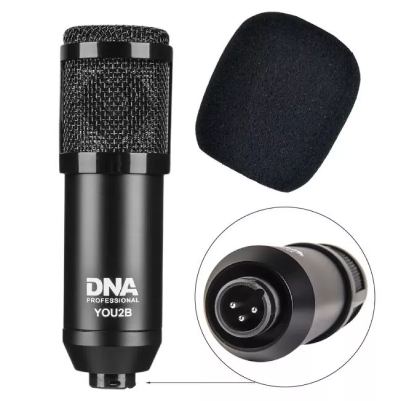 Sada mikrofónu Bitmat DNA YOU2B — mikrofón, audio rozhranie, stojan a kábel
