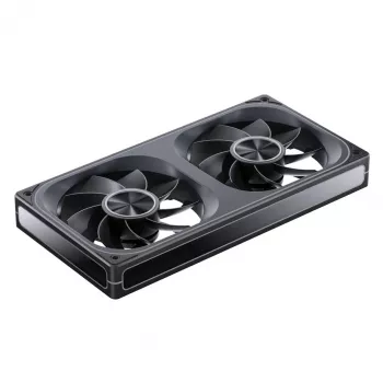 Jonsbo ZA-240 Infinity Mirror ARGB PWM ventilátor s opačnými lopatkami, 240 mm, čierny