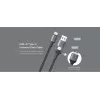 USB Type-C 2-in-1 kábel Orsen S8, 5A, 1,5 m (rýchle nabíjanie/prenos dát)