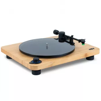 The House Of Marley EM-JT010-SB audio gramofón remeňový pohon čierny, drevo