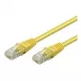 Wentronic Goobay CAT 6 patch kábel, U/UTP, žltý, 7,5 m - CCA medená zmes (68428)