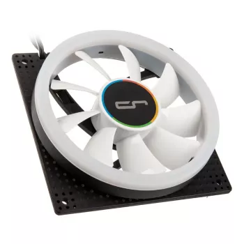 Cryorig Crona X 120 mm ventilátor, biely — 400–1700 ot/min, 60,6 CFM, 2,65 mmH2O