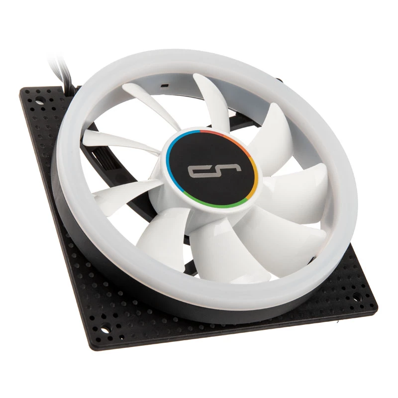 Cryorig Crona X CR-XRX1 ventilátor do skrinky, 120 mm, PWM, ARGB, biely