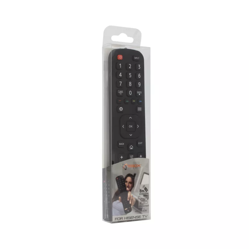 SBOX diaľkový ovládač RC-01405 kompatibilný s rôznymi modelmi televízorov Hisense