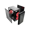 GEMBIRD CCC-FORNAX-950R herný dizajn PC skriňa 3 x 12 cm ventilátory červené