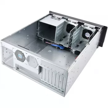 Silverstone RM400 Rack čierna, sivá