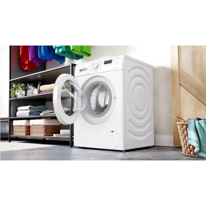 Práčka s predným plnením Bosch WGE02201PL — 8 kg, 1200 ot/min, 55 l bubon, LED displej, invertor