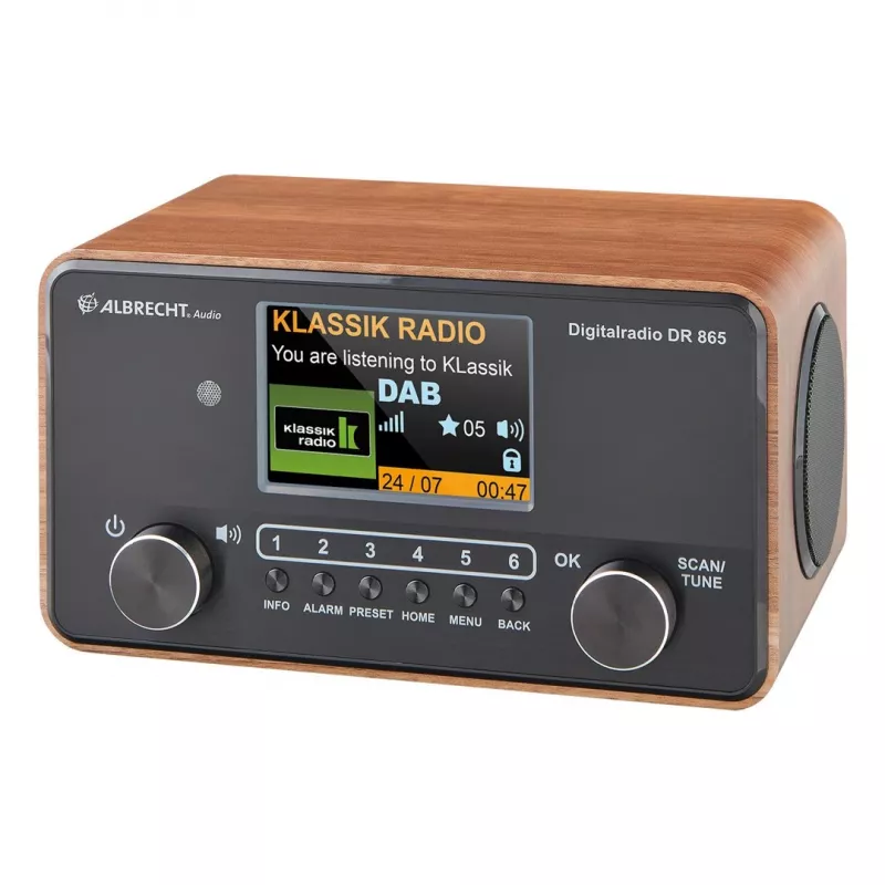 Albrecht DR 865 Senior digitálne rádio (otvorený obal)