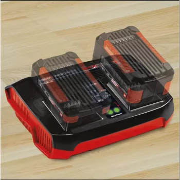 Einhell Power-X-Twincharger 3 A nabíjačka batérií pre interiér čierna - červená (4512069)