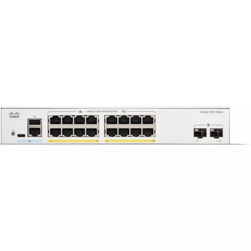 CISCO Catalyst 1200 16-portový GE PoE 2x1G SFP
