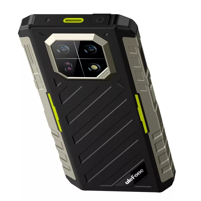 Robustný smartphone UleFone Armor 22 4G, 9 GB RAM, 128 GB úložisko, IP69K, zelená