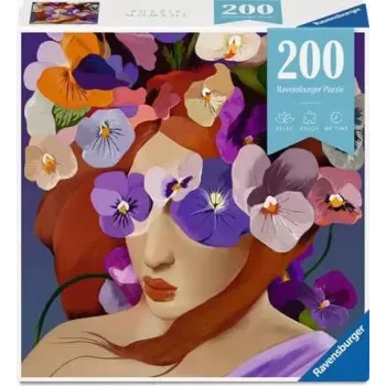 Ravensburger Puzzle Moment fialová — 200 dielikov, kompaktný formát