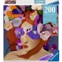 Ravensburger Puzzle Moment fialová — 200 dielikov, kompaktný formát