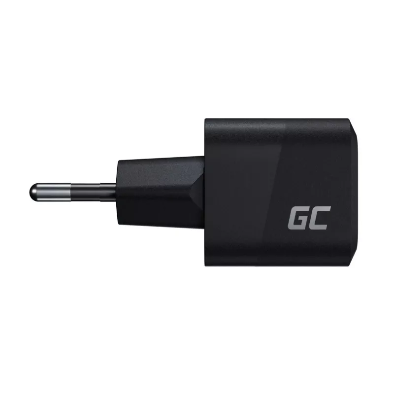 Nabíjačka pre mobilné zariadenia Green Cell CHARGC06, USB-C 33W, Quick Charge 3.0, AC vstup 100–240V, čierna