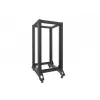 Voľne stojaci rack LANBERG OR01-6822-B 22U, 600 mm Š x 800 mm H, čierny, nosnosť 600 kg