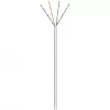 Wentronic Goobay CAT 6 sieťový kábel, U/UTP, sivý, 100 m - CCA, AWG 24/7 (lanko), PVC (93884)