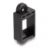 DeLOCK držiak Keystone Snap-in rám čierny 18mm x 40mm x 10mm