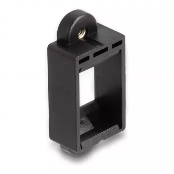 DeLOCK držiak Keystone Snap-in rám čierny 18mm x 40mm x 10mm