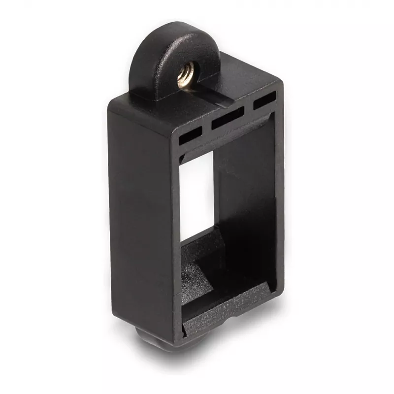 DeLOCK držiak Keystone Snap-in rám čierny 18mm x 40mm x 10mm