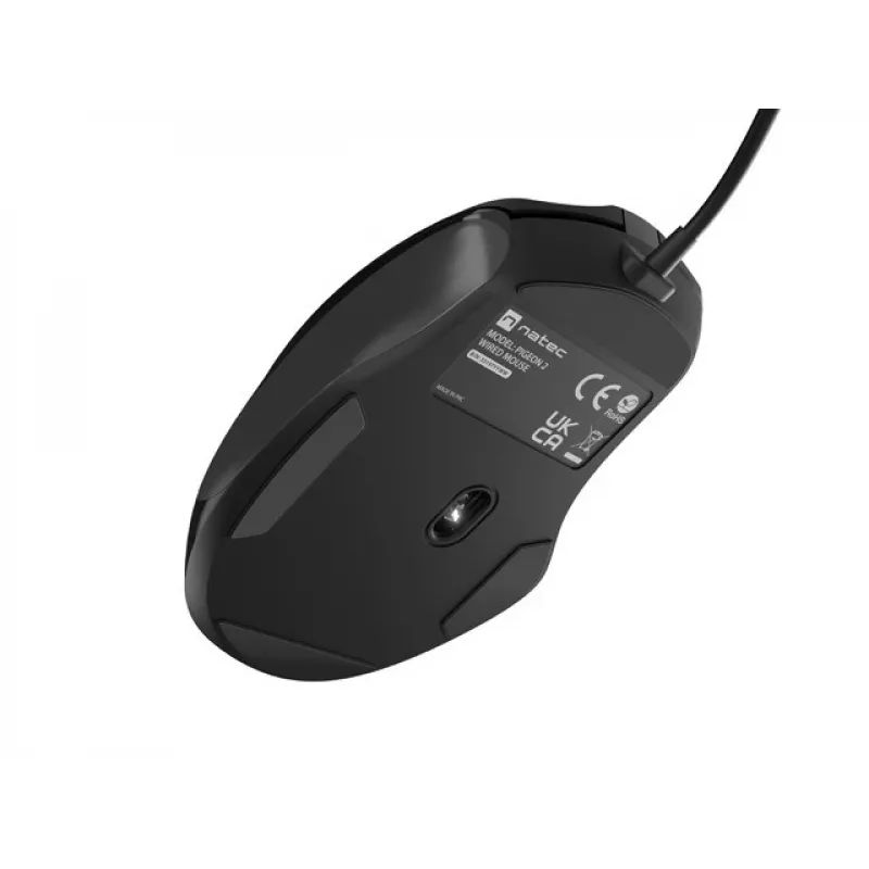Káblová optická myš NATEC NMY-2047 USB Type-A, 4000 DPI, 6 tlačidiel, pre pravákov, podsvietenie