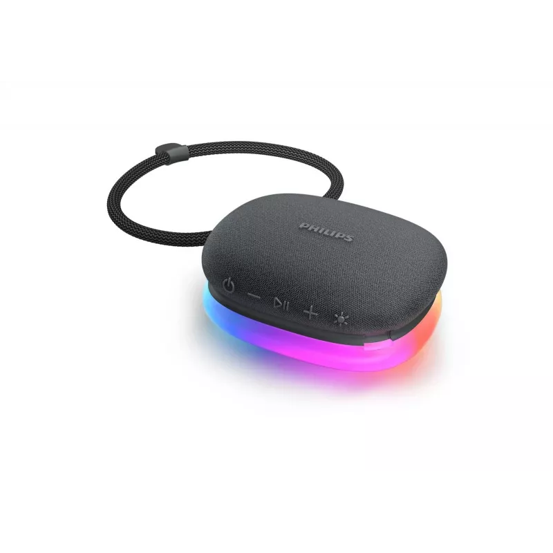 Bluetooth reproduktor Philips TAS2307BK/00 s integrovanými svetlami, bezdrôtové prehrávanie zvuku