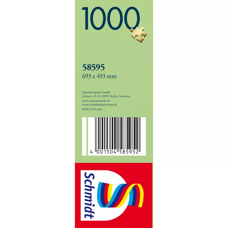 Puzzle 1000 dielikov, schmidt spiele Silvia Christoph — Yin & Yang v lese kolibríkov