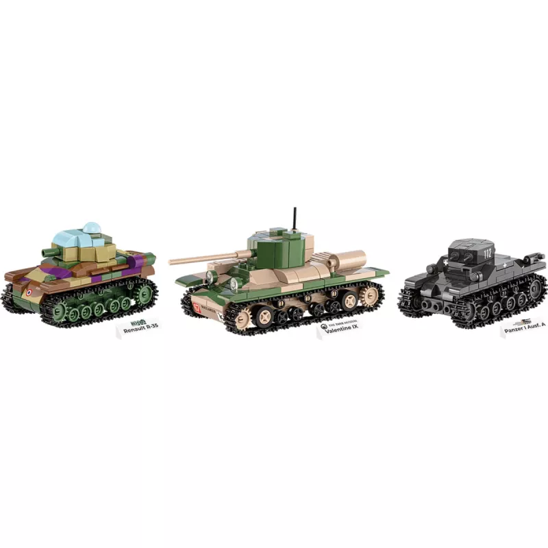 Stavebnica COBI Renault R35 Valentine IX Panzer I 595 dielov