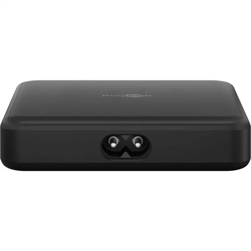 GOOBAY Multiport USB-C PD GaN stolná nabíjačka 65 W, čierna