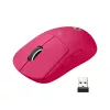 Logitech PRO X SUPERLIGHT bezdrôtová myš magenta myš (910-005957)
